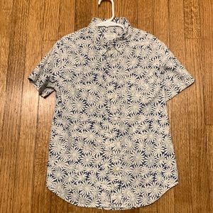 Boys crewcuts short sleeve button down shirt size 8